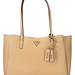 GUESS JEANS WOMEN'S BEIGE BAG