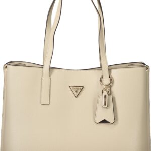 GUESS JEANS WOMEN'S BEIGE BAG