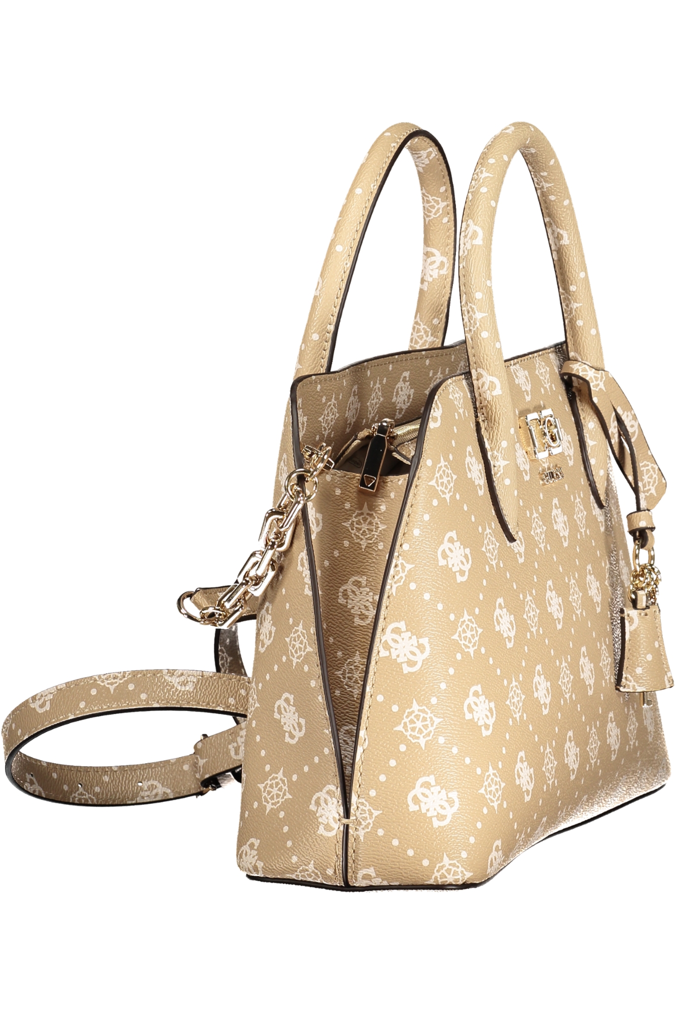 GUESS JEANS WOMEN'S BEIGE BAG - Afbeelding 3