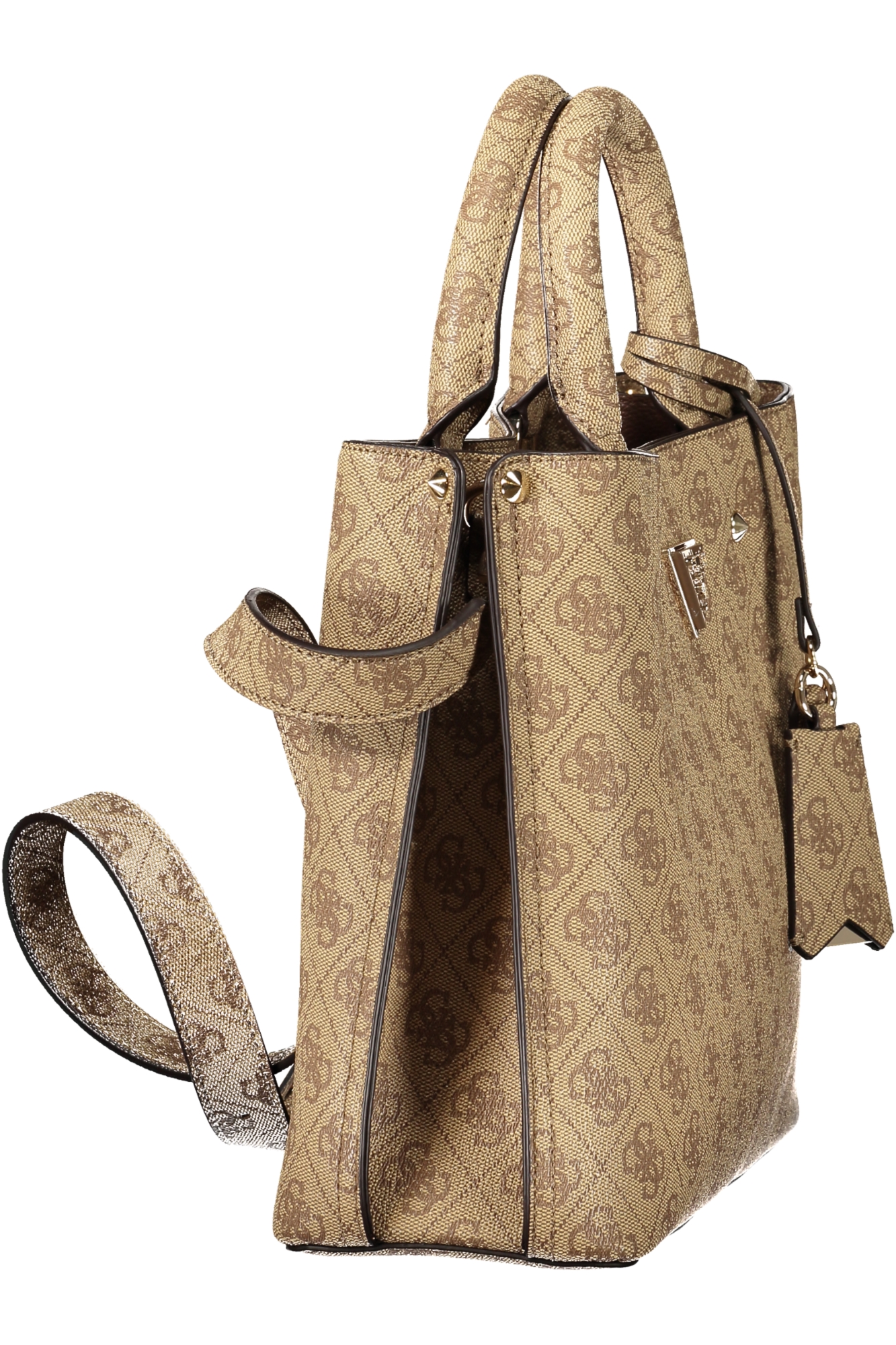 GUESS JEANS WOMEN'S BEIGE BAG - Afbeelding 3