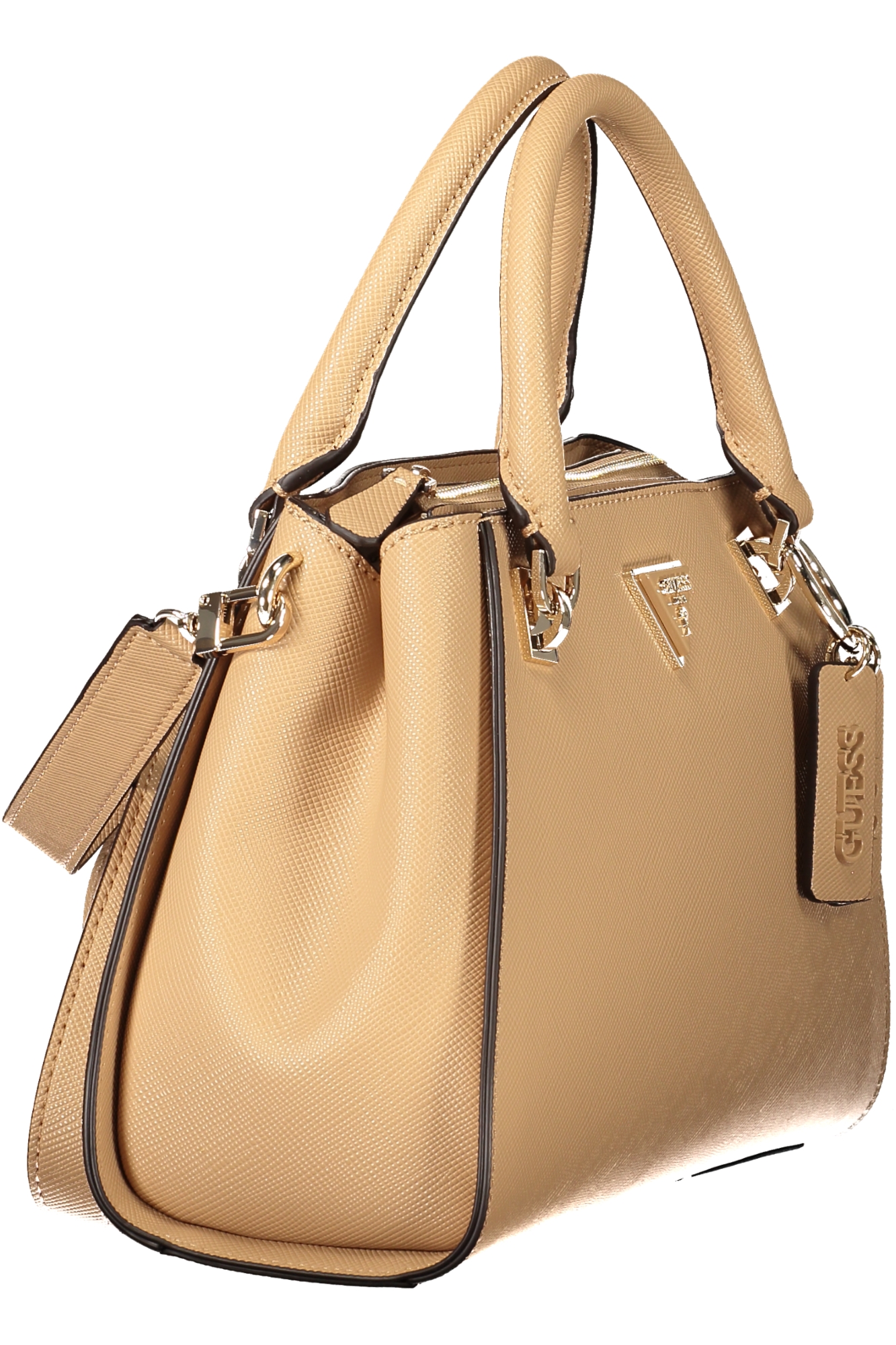 GUESS JEANS WOMEN'S BEIGE BAG - Afbeelding 3