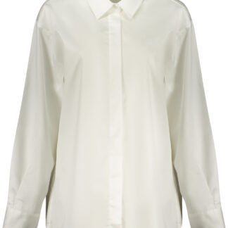 GUESS JEANS WOMEN'S LONG-SLEEVED SHIRT WHITE