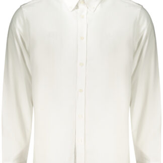 GUESS JEANS MEN'S LONG-SLEEVED SHIRT WHITE