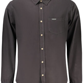 GUESS JEANS MEN'S LONG-SLEEVED SHIRT BLACK