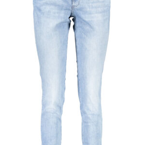 GUESS JEANS JEANS DENIM WOMAN LIGHT BLUE