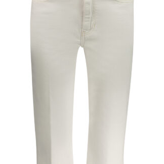 GUESS JEANS WOMEN'S WHITE JEANS CAPER