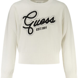 GUESS JEANS WHITE SWEATER FOR GIRLS