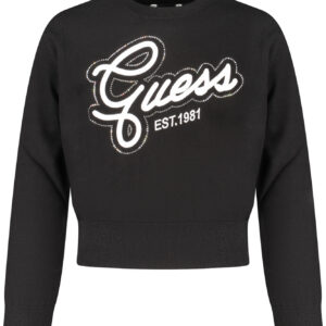 GUESS JEANS BLACK SWEATER FOR GIRLS