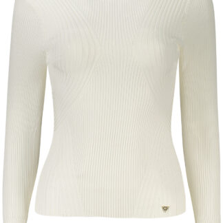 GUESS JEANS WOMEN'S WHITE SWEATER