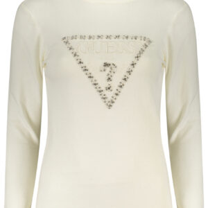 GUESS JEANS WOMEN'S WHITE SWEATER