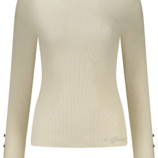 GUESS JEANS WOMEN'S WHITE SWEATER
