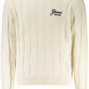 GUESS JEANS WHITE SWEATER FOR GIRLS