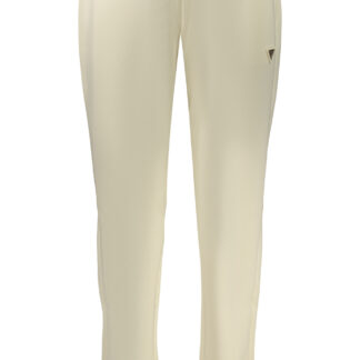 GUESS JEANS WOMEN'S WHITE TROUSERS
