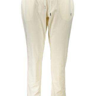 GUESS JEANS WHITE WOMEN'S TROUSERS