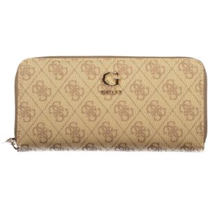 GUESS JEANS WOMEN'S BEIGE WALLET