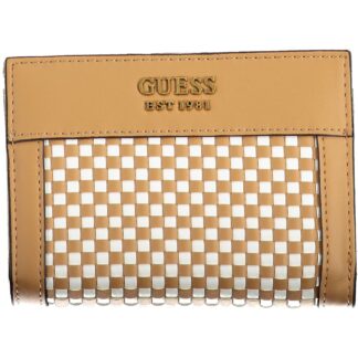 GUESS JEANS WOMEN'S WALLET BROWN