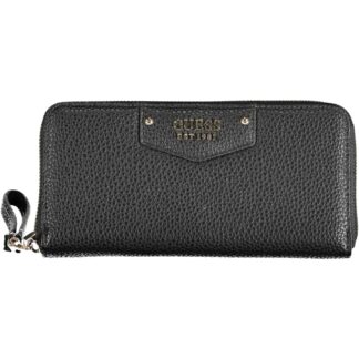 GUESS JEANS WOMEN'S WALLET BLACK
