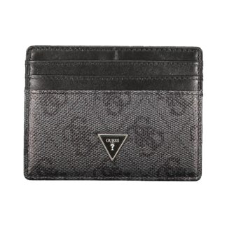 GUESS JEANS MEN'S BLACK WALLET