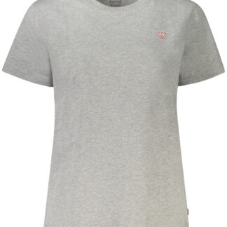 GUESS JEANS SHORT SLEEVE T-SHIRT WOMEN GREY