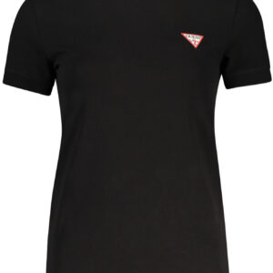 GUESS JEANS SHORT SLEEVE T-SHIRT WOMEN BLACK
