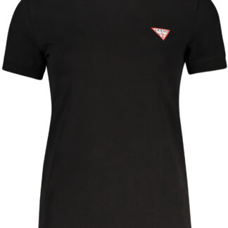 GUESS JEANS SHORT SLEEVE T-SHIRT WOMEN BLACK