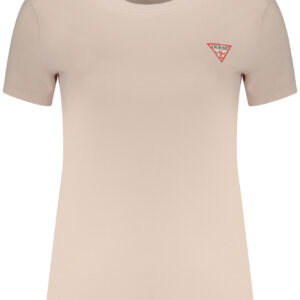GUESS JEANS WOMEN'S SHORT SLEEVE T-SHIRT PINK