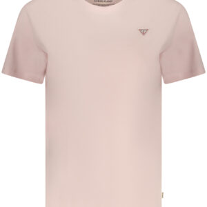 GUESS JEANS WOMEN'S SHORT SLEEVE T-SHIRT PINK