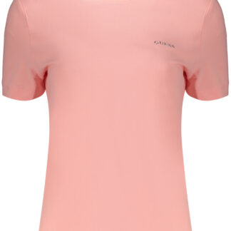 GUESS JEANS WOMEN'S SHORT SLEEVE T-SHIRT PINK