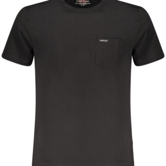GUESS JEANS MEN'S SHORT-SLEEVED T-SHIRT BLACK