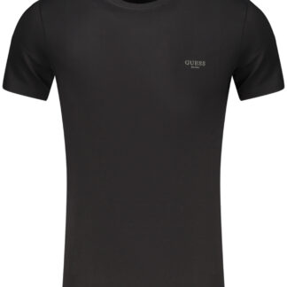 GUESS JEANS MEN'S SHORT-SLEEVED T-SHIRT BLACK