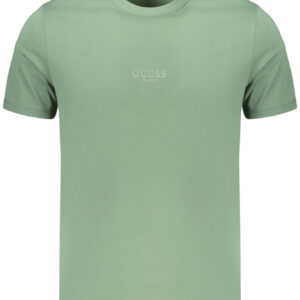 GUESS JEANS MEN'S SHORT-SLEEVED T-SHIRT GREEN