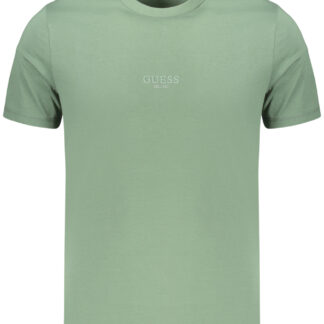 GUESS JEANS MEN'S SHORT-SLEEVED T-SHIRT GREEN