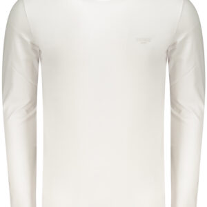GUESS JEANS MEN'S LONG-SLEEVED T-SHIRT WHITE