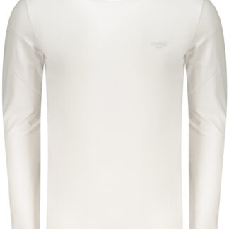 GUESS JEANS MEN'S LONG-SLEEVED T-SHIRT WHITE