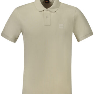 HUGO BOSS POLO SHORT SLEEVE MEN BEIGE