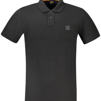HUGO BOSS POLO SHORT SLEEVE MEN BLACK