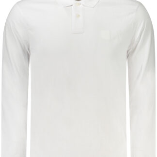 HUGO BOSS LONG SLEEVE POLO MEN WHITE