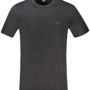 HUGO BOSS MEN'S SHORT SLEEVE T-SHIRT BLACK