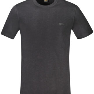 HUGO BOSS MEN'S SHORT SLEEVE T-SHIRT BLACK