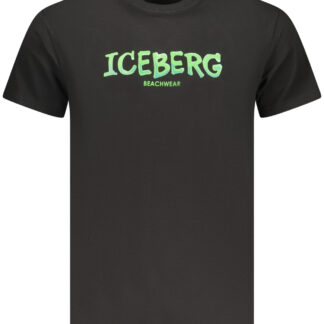 ICEBERG MEN'S SHORT-SLEEVED T-SHIRT BLACK