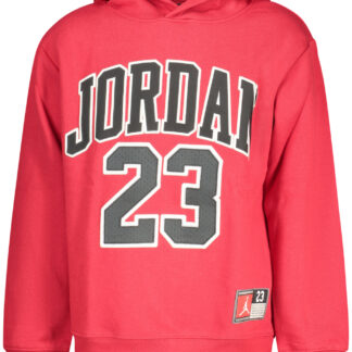 JORDAN RED ZIP-UP SWEATSHIRT FOR KIDS