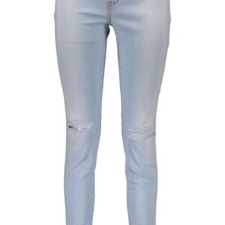 JUST CAVALLI JEANS DENIM WOMAN LIGHT BLUE