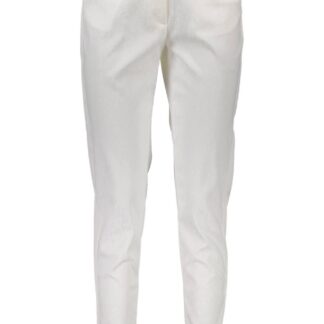 JUST CAVALLI WOMEN'S WHITE TROUSERS