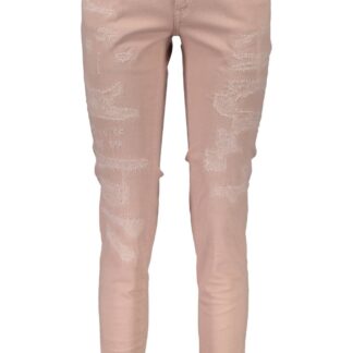 JUST CAVALLI PINK WOMAN TROUSERS