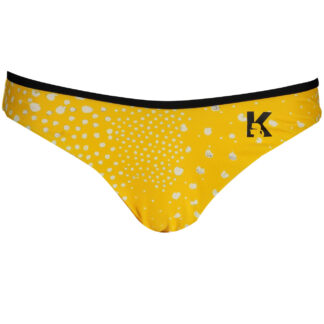 KARL LAGERFELD BEACHWEAR WOMEN'S BOTTOM SWIMSUIT YELLOW