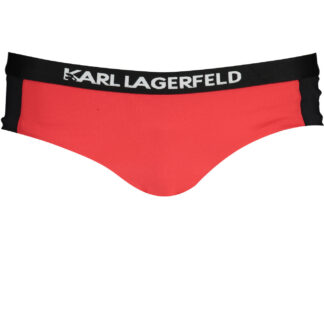 KARL LAGERFELD BEACHWEAR SWIMSUIT BOTTOM WOMEN RED
