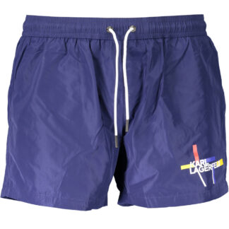 KARL LAGERFELD BEACHWEAR SWIMSUIT BOTTOM MEN BLUE