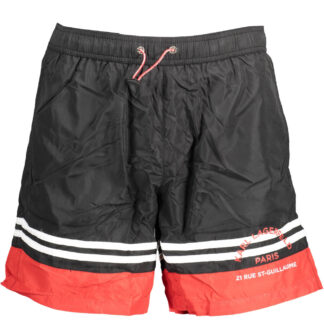 KARL LAGERFELD BEACHWEAR SWIMSUIT BLACK MEN'S BOTTOM