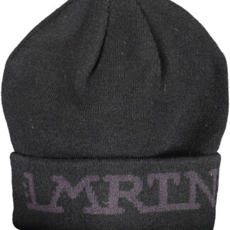 LA MARTINA BLACK MAN BEANIE