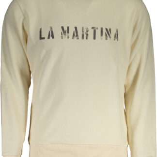 LA MARTINA WHITE MEN'S SWEATSHIRT WITHOUT ZIP